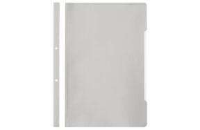 A4 CLEAR VIEW FOLDER WITH HOLES FOR FILING GREY SET/50